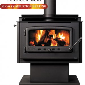 Nectre Mega NMGA30PHW Wood heater - Pedestal, Domestic Boiler