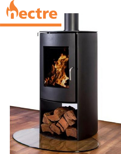 Nectre N60CSCT Curved Sides with Corner Top - Wood Heater