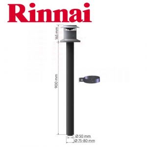 Rinnai Vertical Flue Terminal ESROOFCOWL for Rinnai Energysavers