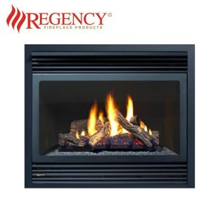 Regency Panorama PG36 Gas Log Fire – Black